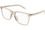 Brillen Saint Laurent SL717SLIM 004 Quadratisch Beige