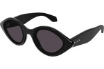 Sonnenbrille Alaia AA0069S 001 Oval Schwarz