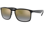 Sonnenbrille Ray-Ban Chromance Collection RB4264 601/J0 Polarized Quadratisch Schwarz