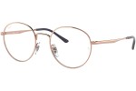 Glasses Ray-Ban RX3681V 3094 Rund Gold